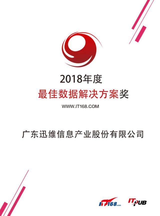 助力企業(yè)數字化轉型，廣東迅維獲2018最佳數據解決方案服務商獎2.jpg